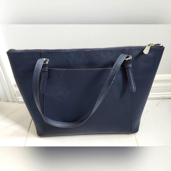 Michael Kors Navy Blue Tote Bag - Picture 2 of 2